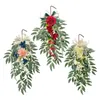 Decoratieve bloemen gesimuleerde wilgenblad muur hangende decoratie lente zijden bloem eucalyptus bruiloft decor kunstplant