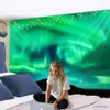 Tapestries Forest Tapestry Moon and Star Sky Hanging Cloth Aurora Background Cloth Home Decoration Printing