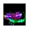 Ups Party Led Glasses Glow In The Dark Halloween Christmas Wedding Carnival Birthday Props Accessory Neon Flashing Toys Drop Deliver Dhssy