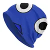 Bérets bleu Pikmin visage Skullies bonnets chapeau jeux vidéo Goth hommes femmes casquette extérieure chaud double usage Bonnet tricoté