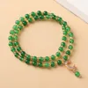 Bracelets de charme Lune Naturelle Jade Pierre Perlée Pour Femmes Femme Élégant Ins Fine Bijoux Accessoires Cadeaux