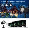 Lawn Lamps Christmas Outdoor Laser Light Moving RGB Christmas Projector Light with Remote 3 Colors Motion Firefly Star Light Show Spotlight YQ240116