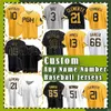 21 Roberto Clemente 8 Willie Stargell Pirates Maillots de baseball Bryan Reynolds Mitch Keller Ke'Bryan Hayes Oneil Cruz Derek Shelton Ji Hwan Bae Jack Suwinski Bednar