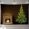 Wandteppiche, Weihnachtsbaum-Wandteppich, Bauernhaus-Dekoration, Küche, Wanddecke, Geschenk für den Kamin