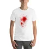 メンズTシャツの血のスパッター /傷 - コスチュームTシャツショートかわいいトップス男性のためにクイック乾燥
