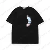 24SS Stone T Shirt Summer T Dorts for Men Fashion Strendy Big Compass Logo مطبوعة فضفاضة قصيرة جزيرة Tshirt Designer T Shirt