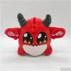 Cartoon Cute Bat P Doll Red Toy Miękkie wypełnienie komfort Downis