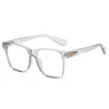 2024 Роскошные дизайнерские солнцезащитные очки Ch для мужчин и женщин, хромированные оправы для очков, новые плоские линзы, супер красивые, большие парные оправы для очков в форме сердца, высококачественные очки Yye6