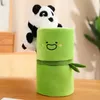 Vente de bambou Tube Panda en peluche poupée géant Panda jouets pour enfants sac de poupée détachable cadeaux pour enfants coussins 240115