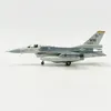 1/100 Skala Model Toy F-16 6 F-16C Fighter Aircraft USAf Diecast Metal Plan Model Toy for Collection 240115