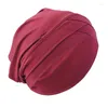 Basker europeiska korsmuslimska underscarf inre rörlock islamisk eid bön hijab botten hatt huvudkläder arabiska kvinnor wrap headscarf turban