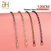 10Pcs 120CM 1.6MM Thickness Crossbody Handbag Chain For The Bag Women Metal Coin Purse Chain Strap Replacement Bag Accessories 240115