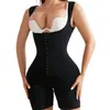 Fajas Colombian Girdles Waist Trainer Open Bust Slimming Shapewear Women Tummy Control Body Shaperフックシース240115