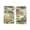 Pieces Camouflage Printing Note Book Paper Waterproof Writing In Rain Tactical Notebook All Weather Outdoors