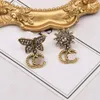 Sunflower 18K Gold Plated Luxury Brand Designers Letters Stud Earrings Classical Geometric Women 925 Silver Crystal Rhinestone 298 767 95