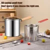 Cookware Sets Deep Fryer Pot 304 Stainless Steel Tempura Frying For Seafood Cooking Portable Stove Top Kitchen Accessories