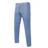 Pantaloni da uomo fai una dichiarazione con un abito attillato a tubino in ecopelle Pantaloni formali slim fit Nero kaki grigio blu o rosso