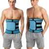 Waist Support Women Men Zipper Closure Neoprene Trainer Home Gym Corset Cincher Underwear Body Shaper Weight Loss Adjustable Strap