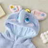 Suefunskry bébé garçon fille mignon éléphant Costume hiver chaud à capuche combinaison enfant en bas âge polaire fermeture éclair manches longues barboteuse pour vêtements d'extérieur 240116