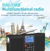 Radio Eonko DAB Radio L528DAB Multifunktion Stereo Digital Radiohögtalare med Bluetooth TF USB FM/DAB/DAB+ Flashlight Clock Type C