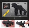 Alloy Mini Pistol Gun Toy Model P90 TEC-9 Submachine Shoot safe Bullets For Adults Collection Boys Birthday Gifts