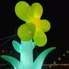 Giant Inflatable Sunflower Air Blow Daisy with LED Colorful Light Party Decorative Flower Balloon Event Stage Decor Advertising 240116