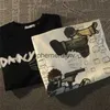 T-shirts hommes été hommes vêtements hiphop jeu vidéo garçon dessin animé imprimé à manches courtes et femmes tops surdimensionné gothique y2k topephemeralew