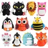 Clé USB Dessin animé mignon clé USB 64 Go Animal pingouin stylo lecteur 32 Go chat hibou clé USB Lion clé USB dinosaure stockage externe 16G