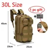 30L/50L 1000D Nylon sac à dos étanche en plein air sacs à dos militaires tactiques Sports Camping randonnée Trekking pêche sac de chasse 240115