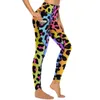 Leggings pour femmes Pantalon de yoga léopard classique avec poches Taches brunes Imprimer Sexy Taille haute Nouveauté Sport Legging Gym à séchage rapide