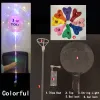 20 inch BOBO Balloon led light Multicolor Luminous Novelty Lighting 70cm Pole 3M 30LEDs String Night Lights for Street Stall Party LL