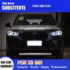 Car Accessories Front Lamp For BMW X3 G01 G08 E97 LED Headlight 18-22 DRL Daytime Running Light Dynamic Streamer Turn Signal