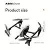 KS66 Alloy Aerial Photography Drone Brushless Quadcopter Optical Flow High-definition Camera Remote Controlドローン