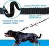 TSPRO Hands Free Dog -riem voor wandelen met veiligheidsauto Zitgordel Schok Absorberend Bungee Gededed handvat 240115