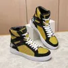 Chaussures masculines Designer de luxe Cintura Plein Chaussures Top Caler Cowhide Houstable High Top Men Sports Pleins Chaussures avec Brick Stone Inlaid Casual Board Shoe