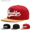 Ball Caps BROOKLYN Borduren baseball cap Mode hiphop snapback Hoeden Mannen Vrouwen universele platte Hoed buitensport zonnehoeden Trucker Caps Q240116