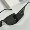 Mens Fashionable Cool Rectangular Sunglasses Designer Luxury Half Frame Glasses Womens High Quality Extra Large Leg Glasses with protect case SPR58Z