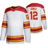 Team Hockey 18 AJ Greer Jerseys Enfants Hommes Femmes 80 Dan Vladar 12 Jarome Iginla 76 Martin Pospisil 17 Yegor Sharangovich 47 Connor Zary 29 Dillon Dube 28 Elias Lindholm