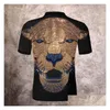 T-shirts pour hommes T-shirt drôle Skl Hommes 3D haute définition imprimé Phillip Plain Street Hip-Hop Casual Fitness Tshirt Vêtements Drop Deliv Dhmru