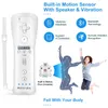 2PCS 원격 컨트롤러 Wii Console Wireless Gamepad를위한 Nunchuck 컨트롤러가있는 Wii Games Control 240115 용 Motion Plus