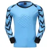 Homens Crianças Rugby Futebol Goleiro Jerseys Futebol Goleiro Jersey Camisas Goleiro Esporte Kit Peito Cotovelo Protetor Personalizado Impressão 240116