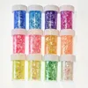 Nail Glitter Colorful Aurora Irregular Glass Paper Flakes Sparkly Sequins DIY Gel Polish Manicure Art Decorations