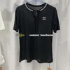 Designer em torno do pescoço manga curta elegante borboleta rendas até t camisa de luxo diamante embelezado camisas verão respirável camisetas