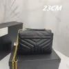 Moda yüksek kaliteli loulou tasarımcı çanta kadın püskürtme crossbody çantalar y şekil deri omuz çantaları tasarımcı kadın çanta zinciri lüksler çanta çantaları