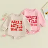 Valentine's Day baby clothing newborn bubble jumpsuit toddler Crewneck sweatshirt baby cute T-shirt 240116