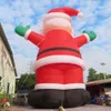 6m 19,7 stopy bezpłatny statek na świeżym powietrzu Świąteczne reklamę gigant nadmuchiwany balon naziemny Święty Mikołaj na sprzedaż