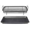 Copper Baking Tray Oil Freying Pan Nonstick Chips Basket Dish Grill Mesh Barbecue Tools Cookware for Kitchen 240116