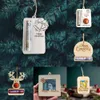 Nouvelles bannières banderoles confettis décorations d'arbre de noël porte-argent de noël porte-argent en espèces cartes-cadeaux bonne année Navidad 2024 décoration de maison bricolage