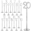 Party Decoration 1-20 Table Numbers Stands Seat With Holder Base Wood For Wedding Event Catering 20 Pcs Dropship