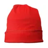 Berets Solid Color Red Skullies Beanies Hats Hip Hop Winter Outdoor Unisex Cap Adult Spring Warm Thermal Elastic Bonnet Knitting